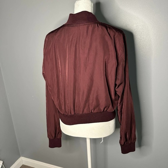 CHARLOTTE Russe Bomber Jacket Size Large - Picture 4 of 7